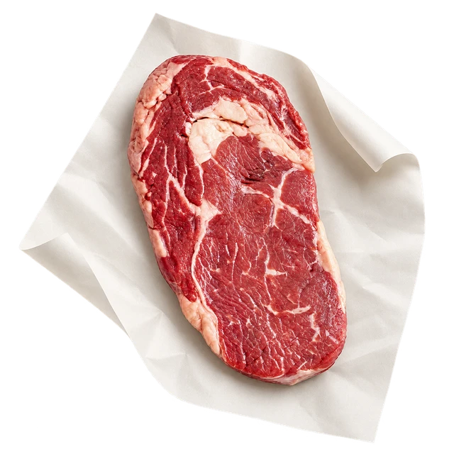 Raw beef on butcher paper